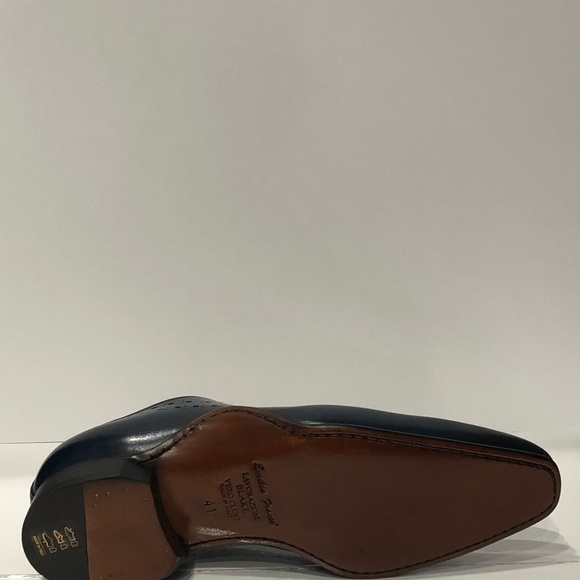 Emilio Franco shoes blue oxford Italian leather - Picture 5 of 5